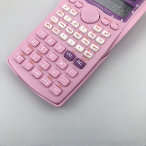 KT991MS Scientific Calculator Pink And Blue For Students Solar Power 10 Digits ABS Material - Product Image 4