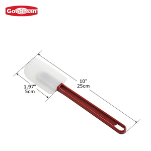Spatule en silicone de qualité alimentaire sans BPA, résistante aux hautes températures, grattoir en caoutchouc pour gâteaux, pâtisseries, outil de cuisine professionnel Goodman - Product Image 6