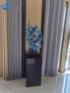 Décoration de maison et d'hôtel moderne et luxueuse, <span class=keywords><strong>sculpture</strong></span> au sol <span class=keywords><strong>en</strong></span> résine transparente, nouveau produit populaire, pièces de décoration - Product Image 2