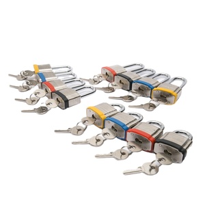 <span class=keywords><strong>Cadenas</strong></span> stratifié de haute qualité avec anse de suspension et anse longue/courte, antivol, à clé, pour une sécurité accrue - Product Image 2