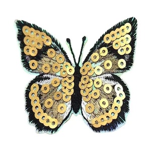 Patch brodé thermocollant personnalisé en gros pour vêtements, patchs brodés à sequins sur mesure - Product Image 4