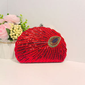 New Design Wholesale Luxury Retro Square Silk Eco-Friendly Ladies Evening Clutch Bags Fashion <b>Wedding</b> Party <b>Handbag</b> - Product Image 3