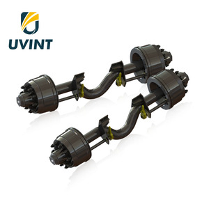 <span class=keywords><strong>Essieu</strong></span> central abattable 10T pour semi-<span class=keywords><strong>remorque</strong></span> à plateau bas, conception personnalisée prise en charge, robuste et à capacité de charge élevée - Product Image 1