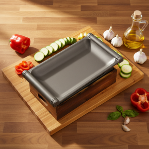 <span class=keywords><strong>Plaque</strong></span> de <span class=keywords><strong>cuisson</strong></span> rectangulaire japonaise multifonctionnelle antiadhésive portable pour réchaud à alcool solide, plats et poêles de <span class=keywords><strong>cuisson</strong></span> - Product Image 5