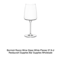 Verre à vin blanc Planeo 37,8 cl Bormioli Rocco H 20 cm Ø 8,3 cm