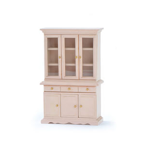 بيت الدمية أثاث مصغر خشبية مجلس الوزراء المطبخ تخزين عرض مجلس الوزراء 1:12 الحرفية ادراج التخزين للمطبخ مجلس الوزراء - Product Image 2