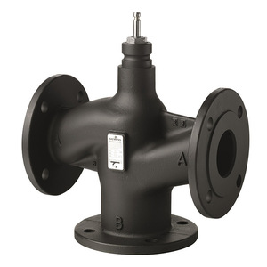 Siemens Three Way Control Valve Flange Connection 10-50 <b>Bar</b> Water Application Logarithmic Flow - Product Image 3