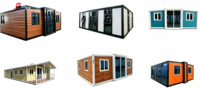 Casa Contenedor Plegable de 20 pies con Techo Inclinado, Hogar Modular Personalizado, Impermeable, Aislado, Portátil, para Dormitorio u Oficina