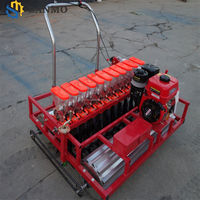 Machine à semer multi-cultures en promotion : Semoir automatique à 6 rangs avec applicateur d'engrais pour légumes/riz/colza, alimenté au diesel