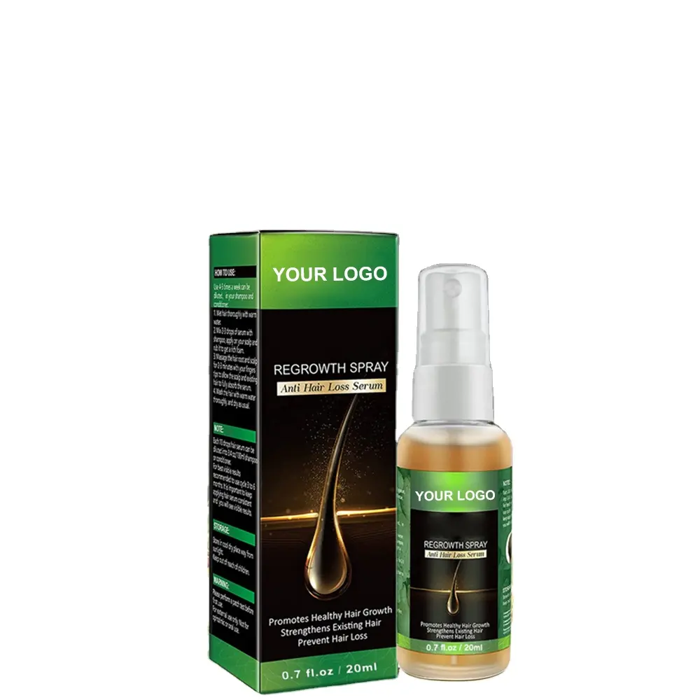 Hair Care Prevent Hair Loss Oil Scalp Treatment Ginger Hair Essential Oil Spray