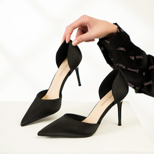 Zapatos de Tacón Alto D'Orsay 6691-2, Tacones de Aguja con Punta en Pico, Zapatos de Oficina Cómodos - Product Image 1