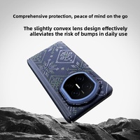 Coque de téléphone portable antichoc de luxe en fibre de carbone OEM Aramid pour Mate X7 avec anneau magnétique gaufré, nouvelle couleur unie