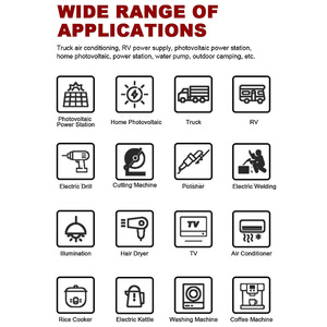 Biến tần tần số thấp 3000W 6000W ngoài lưới điện cho xe tải, xe RV, nhà di động, xe caravan 12V/24V/48V 120V 220V, bộ sạc biến tần 6Kw 3Kw - Product Image 4
