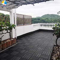 Prix usine modulaire nouveau design résistance aux UV bois plastique Composite platelage bricolage tuile Interlock platelage carrelage