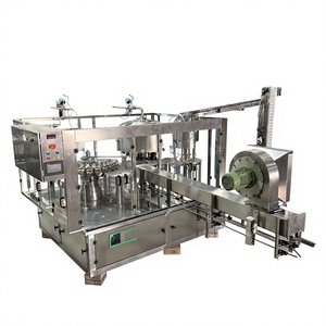 Usine d'eau minérale entièrement automatique en acier inoxydable 120 BPM triphasée avec moteur à noyau Emballage en plastique PET pour boissons - Product Image 1