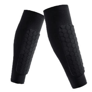 Manchons de compression longs professionnels pour les jambes, soutien du genou, équipement de sport protecteur, genouillères de basketball en nid d'abeille - Product Image 3