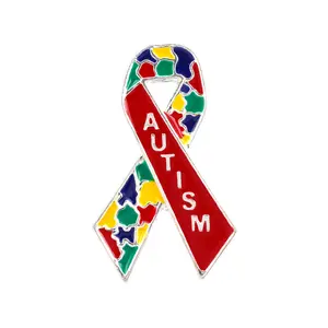custom metal enamel epoxy gay pride rainbow pink ribbon pins diabetes awareness autism breast cancer lapel pin