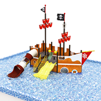 Toboggans de parc aquatique en fibre de verre intérieur et extérieur de taille personnalisable pour enfants, accessoires de centre commercial en plastique PVC