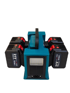 Baozun 18V/20V 330W Lithium Battery Inverter Mobile Power Supply Portable Body Multi-channel Independent Indicator <b>Light</b> 4 Card - Product Image 4