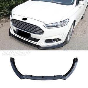 Para Ford Mondeo 2016-2018, Difusor de Labio de Parachoques Delantero, Accesorios para Coche, Pieza de Modificación de Labio de Parachoques Negro Brillante - Product Image 3