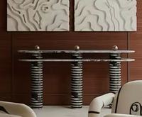 Table console de luxe moderne Idao Fashion Design, grand meuble décoratif en marbre pour salon