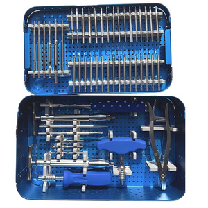 Set di strumenti di rimozione a vite rotte per cani ortopedici in acciaio inossidabile riutilizzabile scatola di carbonio manuale CE ISO Bopull,bp CN;TIA