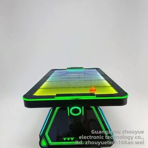 Air Hockey Office Break Room Table Quiet Fan Motor Modern Cabinet Indoor Staff Leisure Game Equipment - Product Image 1