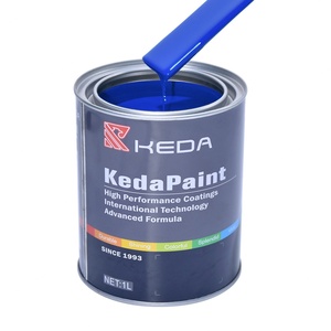 โรงงานผลิตสีรถยนต์ KEDA แบรนด์จีน คุณภาพดีที่สุด สีทึบ/มุก/เมทัลลิก 1K/2K - Product Image 2