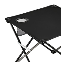 Table pliante Oxford avec logo personnalisé pour le camping et la randonnée, bureau pliable de haute qualité avec sac de rangement