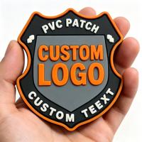 Patch en PVC personnalisé avec logo de marque 3D, patch en silicone à crochets et boucles, patch en PVC souple, étiquettes en caoutchouc pour vêtements
