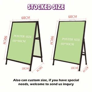 Slim Profile Modern Freestanding Minimalist Poster Frame for Coffee Shop Outdoor Minimal Menu Board Decoration - Product Image 4