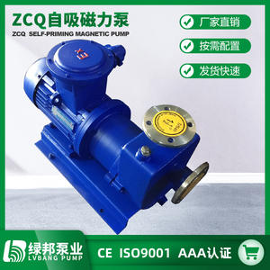 Pompe magnétique auto-amorçante ZCQ en acier inoxydable 37 kW, pompe à entraînement magnétique chimique 4 CV avec faible pression, sans fuite pour l'eau 200 m - Product Image 5