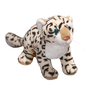Peluche de Leopardo de las Nieves Realista, Simulación de Leopardo, Animal de Peluche, Peluche de Leopardo para Abrazar - Product Image 1