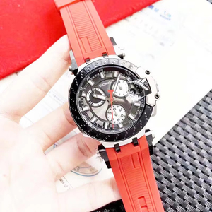 Đồng hồ nam chống nước sang trọng mới đồng hồ thạch anh chống nước dây đeo silicon đa chức năng thời trang - Product Image 4