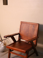 Fauteuil individuel en teck massif, style contemporain, pour salon, chambre, appartement, hôtel, intérieur, mobilier de maison, fabrication usine