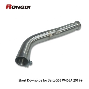 Tubo de Escape con Acabado Cepillado para Mercedes-Benz AMG G63 W464 4.0T M177 2019+, Tubo Corto de Acero Inoxidable - Product Image 3