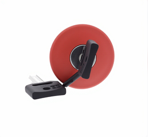Nouveau bouton d'arrêt d'urgence Schneider ZB4BS944 Harmony XB4, tête de bouton 40 mm, champignon rouge, déverrouillage par clé 22 mm, métal - Product Image 4