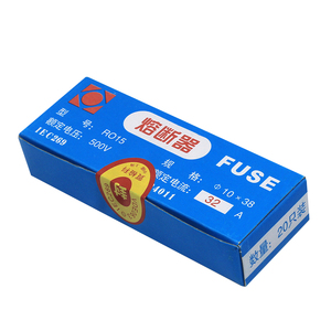 ฟิวส์เซรามิกแบบหลอด R015 RT18 RT14 10x38 มม. 500V 1A 2A 3A 4A 5A 6A 8A 10A 15A 20A 25A 32A แบบฐาน - Product Image 2