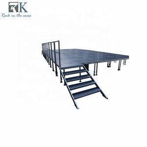 Escenario Portátil de Aluminio para Conciertos al Aire Libre, Bodas, Podio de Madera, Eventos, Espectáculos - Product Image 1