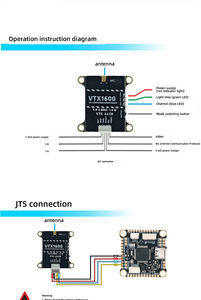 Module émetteur vidéo FPV DAKEFPV VTX2500 4.9-5.8GHz 2.5W, puissance réglable <span class=keywords><strong>multi</strong></span>-niveaux, 64 canaux, micro intégré, compatible <span class=keywords><strong>multi</strong></span>-marques - Product Image 5