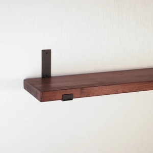 Tùy chỉnh độ chính xác Kim Loại phần cứng thép đen gang tường đồ nội thất kệ gắn chân đế - Product Image 1