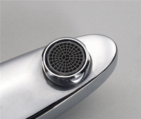 Robinet de lavabo monocommande chaud/froid chromé pour salle de bain