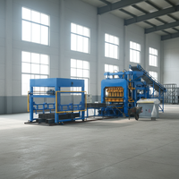 Machine de fabrication de blocs creux en béton hydraulique QT12-15 avec pompe PLC automatique haute productivité, provenant du Shandong