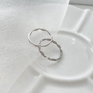 925 Sterling Silver Wave Shaped <b>Open</b> Index <b>Ring</b> For Women Minimalist Style Everyday Wear - Product Image 4