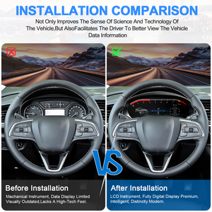 แผงหน้าปัดดิจิตอล NaviHua สำหรับ Buick Regal 2016-2019 มาตรวัดความเร็วแบบ LCD ระบบ Linux แบบเสียบใช้งานได้ทันที - Product Image 2