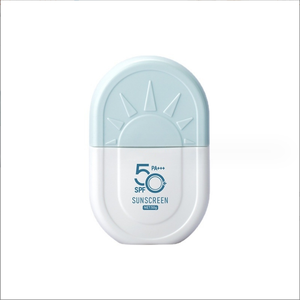 Flacon d'isolation de crème pour les mains de bouteille de crème solaire blanche de 50ml matériaux d'emballage de soins de la peau d'estampage à chaud avec étanchéité en liège - Product Image 1