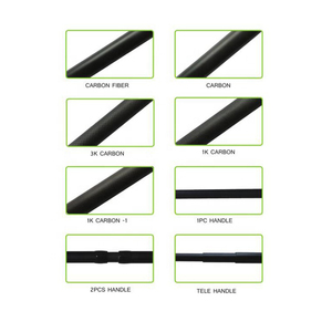 50 pouces 6ft <span class=keywords><strong>Carpe</strong></span> Pêche <span class=keywords><strong>Carbone</strong></span> Pôle Épuisettes F08-N8304 - Product Image 4