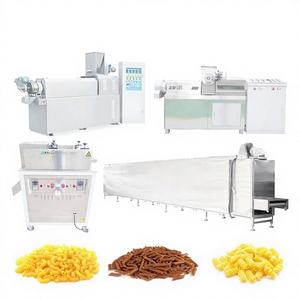 Projet clé en main : Ligne de production de pâtes automatique en acier inoxydable Acini Di Pepe, usine d'extrusion à vis simple pour la fabrication de petits granulés - Product Image 1