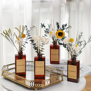 Bán Buôn Tùy Chỉnh 150Ml Sang Trọng Reed Khuếch Tán Màu Nâu Chai Nhà Hương Thơm Trang Trí Hương Thơm Hoa Reed Khuếch Tán - Product Image 1