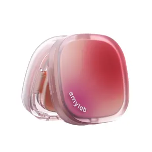 透明透明方形空化妆品BB气垫化妆粉底盒